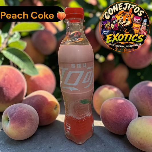 Peach coke imported from Asia