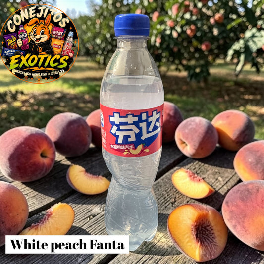 White peach Fanta from China