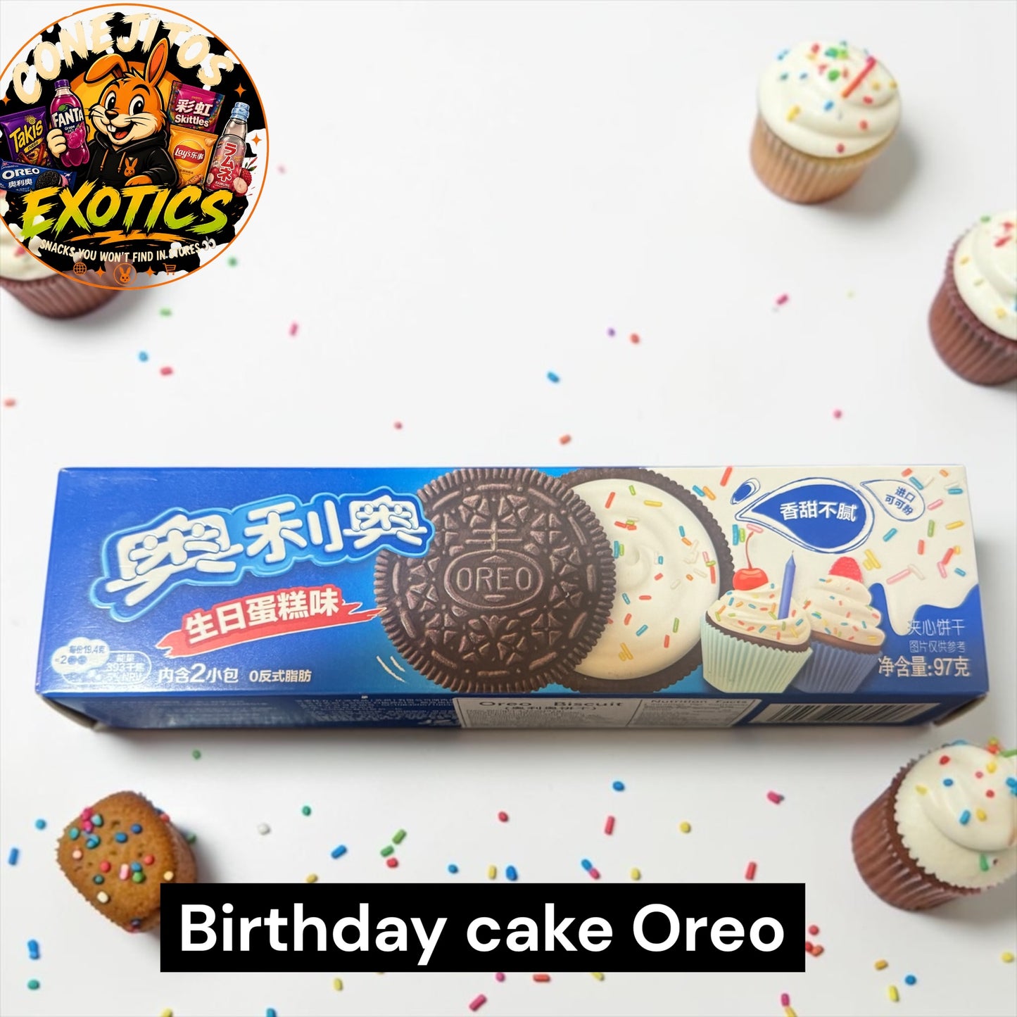 Birthday cake Oreos from South Korea