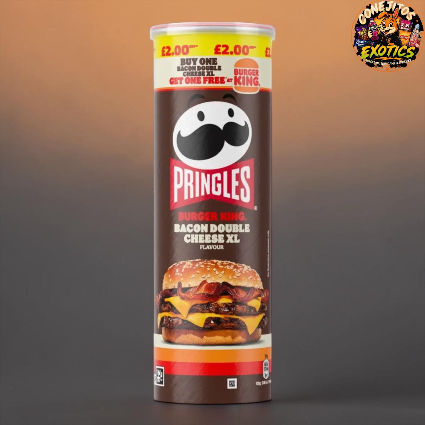 Pringles bacon double cheese Burger King from Uk